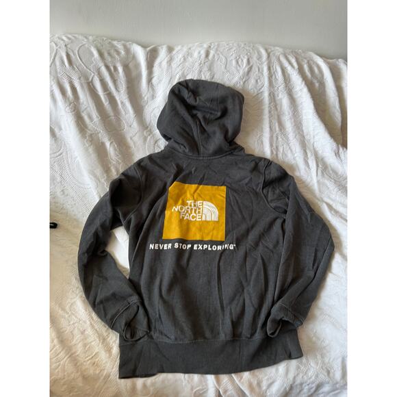 The North Face Grey Pullover Hoodie Mens M - Picture 3 of 3